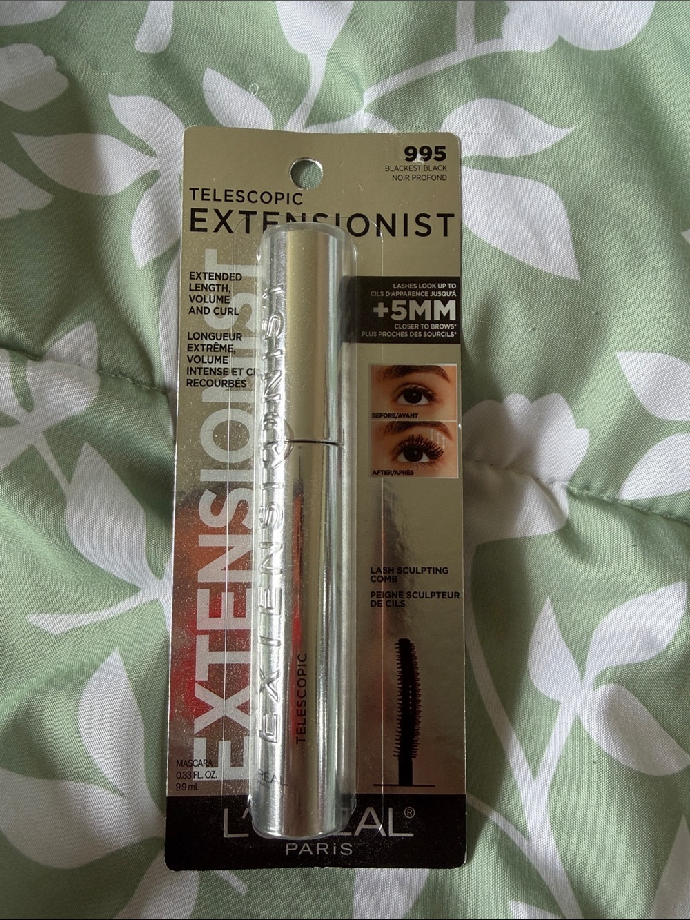 L'Oreal Telescopic Extensionist Mascara — Silver Tube, Black Shade